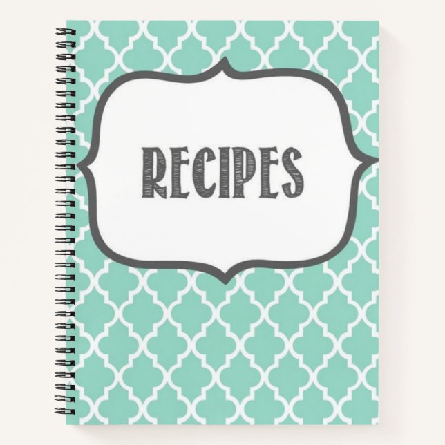Cute Recipe Notebook (Front)