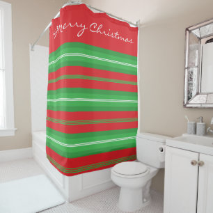 Cute Red and Green Merry Christmas Colours`