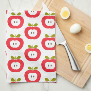 Cute Red Apples Kitchen Towel