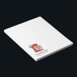 Cute Red Bakery Cake Mixer Notepad<br><div class="desc">A feminine red cake mixer with flowers decorates this bakery notepad. Personalize it with your name and business information. Designed for you by Blackberry Boulevard.</div>