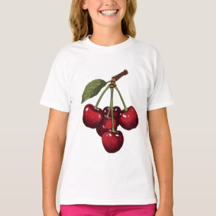 Cute Red Cherries mom goft Glossy Sweet Cher T-Shirt