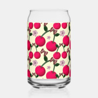 Cute red cherry pattern