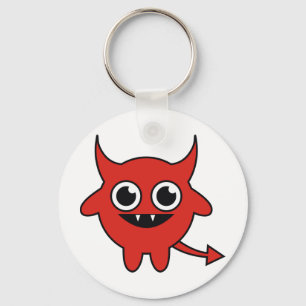 Cute Red Devil Keychain