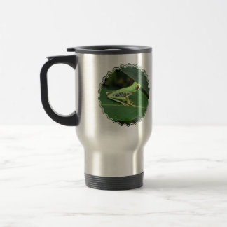 Cute Red Eyed Tree Frog Travel Mug