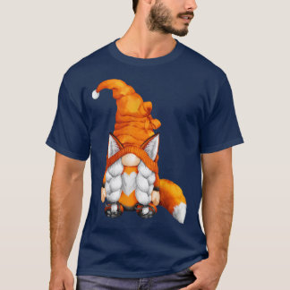 Cute Red Fo Gnome Grandma For Forester & Animal Lo T-Shirt
