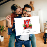 Cute Red house anniversary housiversary referral