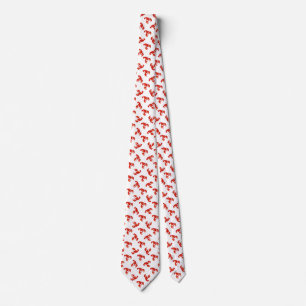 Cute Red Lobsters Tie