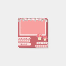 Cute Red Mushroom Personalized Custom