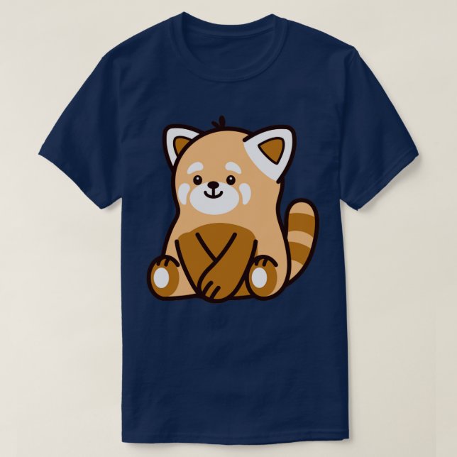 Cute Red Panda 3 T-Shirt (Design Front)