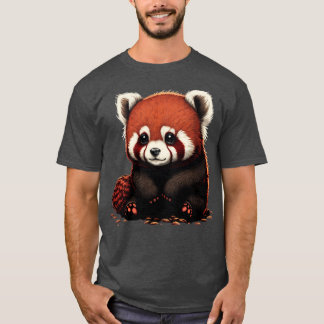 Cute red panda 6 T-Shirt