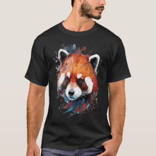 Cute Red Panda for Red Panda  Colourful rainbow co T-Shirt