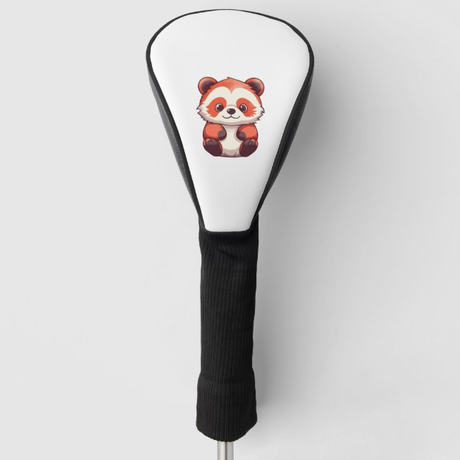 Cute Red Panda  Golf Head Cover (Front)