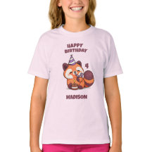 Cute Red Panda - Happy Birthday