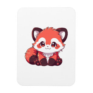 cute red panda magnet