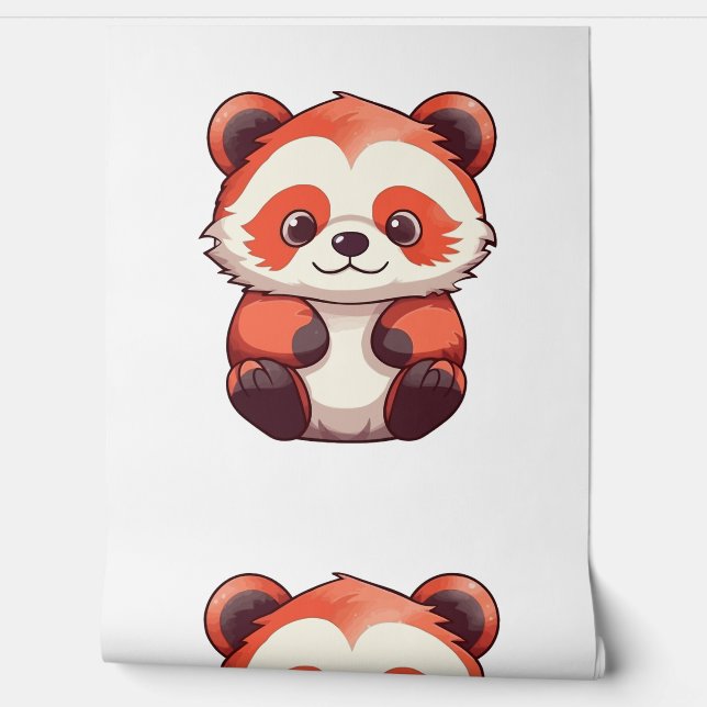 Cute Red Panda  Wallpaper (Unrolling)