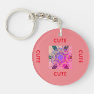 CUTE_RED_PINK KEYCHAIN