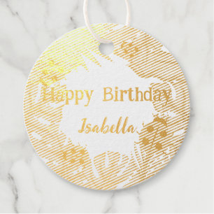Cute red Polka dot Ladybug Jungle Leave Birthday  Favour Tags
