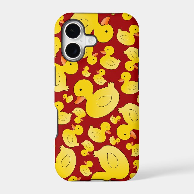Cute red rubber ducks (Back)