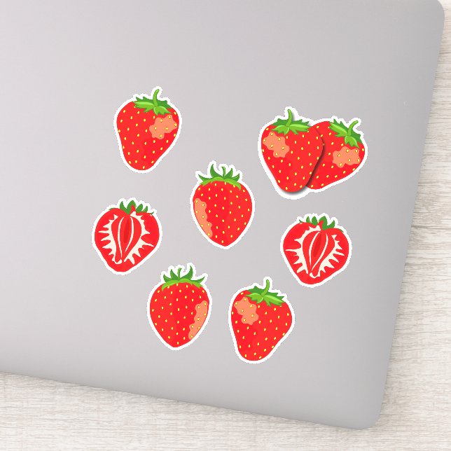 Cute Red Strawberries (Detail)