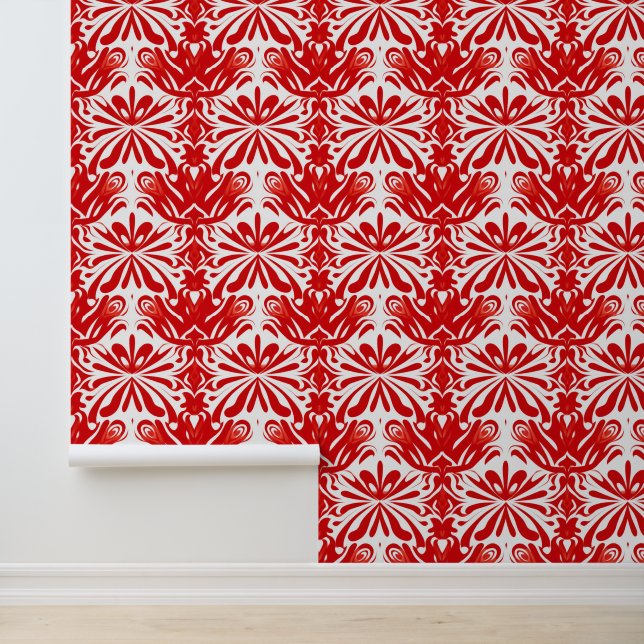 Cute red tiled pattern Wallpaper (Application)