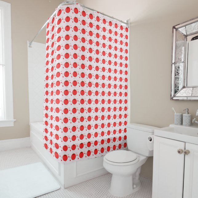 Cute Red Tomato Pattern (In Situ)
