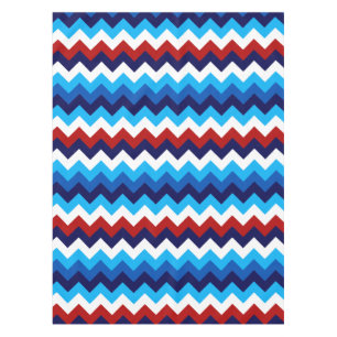 Cute Red White Blue Chevrons Small Tablecloth