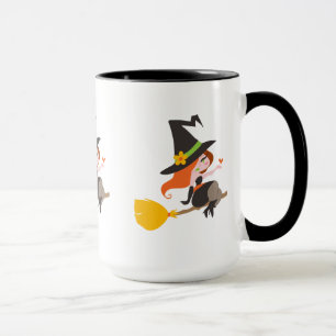 Cute Redhead Witch Mug