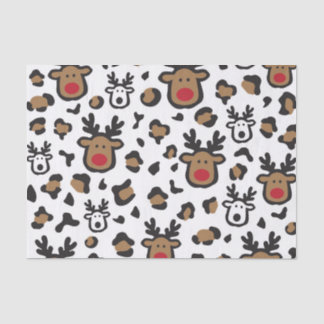 Cute reindeer Christmas Tissue Paper