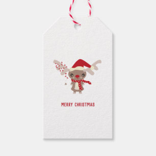 Cute Reindeer  Gift Tags