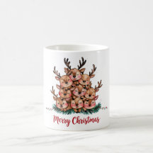 Cute Reindeer Merry Christmas