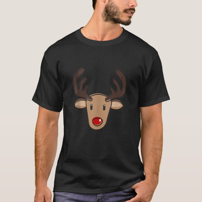 Cute Reindeer Rudolph Christmas Xmas Tank Top (Front)