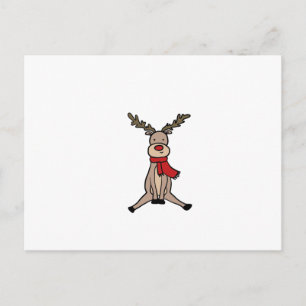 CUTE REINDEER, Rudolph Postcard