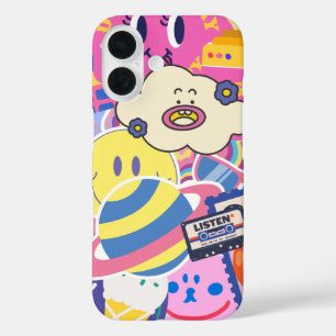 Cute Retro Aesthetic Pastel Vintage Y2K/90's  iPhone 16 Case