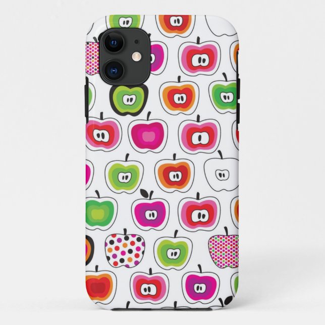Cute retro apple pattern Case-Mate iPhone case (Back)
