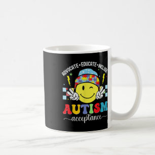 Cute Retro Autism Awareness Graphic Tee For Kids S Coffee Mug