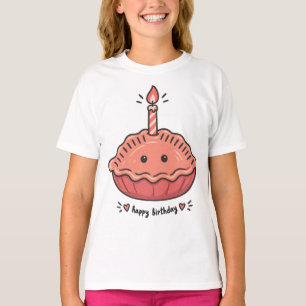 Cute Retro Birthday Pie – Kawaii Happy T-Shirt
