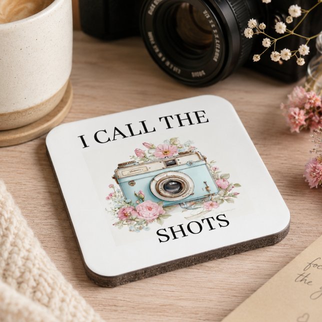 Cute Retro Camera Coaster for Photography Lovers | (Creator Uploaded)