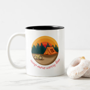 Cute Retro Camping / Outdoors Coffee Mug