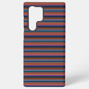 Cute retro colorful stripes samsung galaxy case