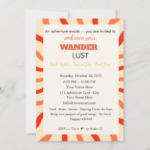 Cute Retro	Cute Invitation   wanderlust