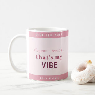 Cute Retro Elegant Aesthetic / Trendy Coffee Mug