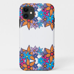 Cute Retro Floral Pattern iPhone 11 Case