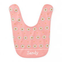 Cute retro flowers monogram name