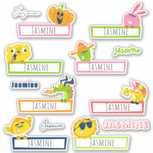 Cute Retro Funny cartoon Back to school