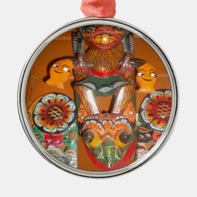 Cute Retro Halloween Bash Hakuna Matata Party Gift Metal Ornament (Front)