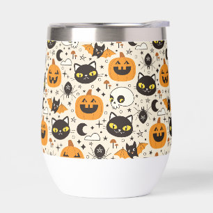 Cute Retro Halloween Pattern