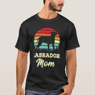 Cute Retro Lab Mom Labrador Retriever Dog Pet T-Shirt