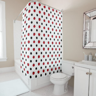 Cute retro ladybug pattern 