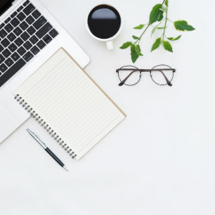 Cute Retro Lilac Gingham Plaid Personalised Notebook