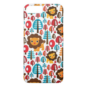 cute retro Lion kids illustration Case-Mate iPhone Case